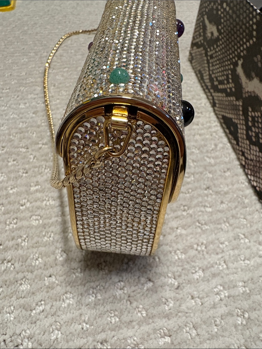 Vintage Judith Leiber Crystal Minaudière - Picture 6 of 8